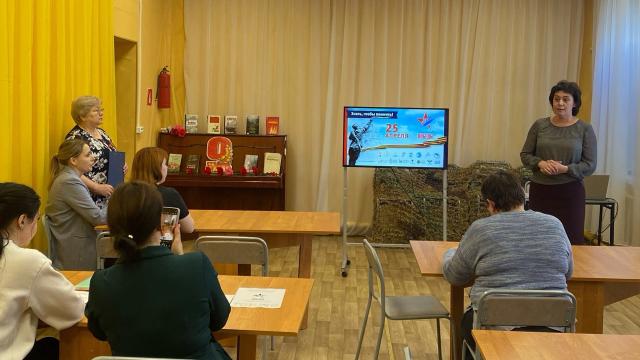 Диктант Победы в Красноборской библиотеке
